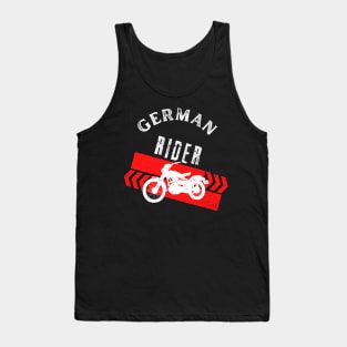 German Rider Motorcycle Vintage Biker Tank Top